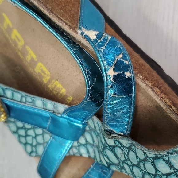 Birkenstock Women Tatami Strappy Sandals Flats shoes sz 43/12 - Picture 12 of 13